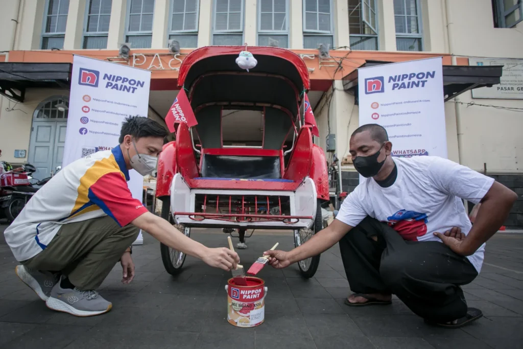 NPID CSR Beca Kayuh (Pedicabs) Pasar Gede 1