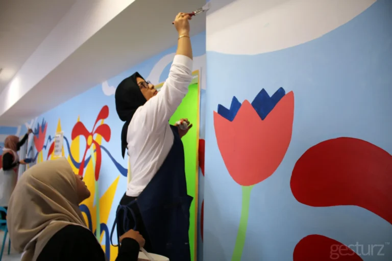 NPM CSR Rumah Ronald Mcdonald Mural Painting 22