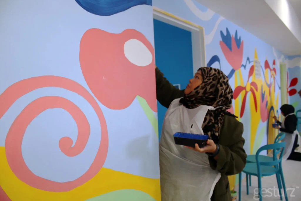 NPM CSR Rumah Ronald Mcdonald Mural Painting 26
