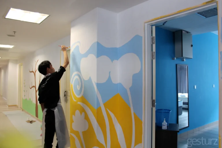 NPM CSR Rumah Ronald Mcdonald Mural Painting 38
