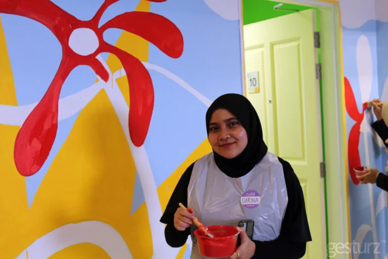 NPM CSR Rumah Ronald Mcdonald Mural Painting 44