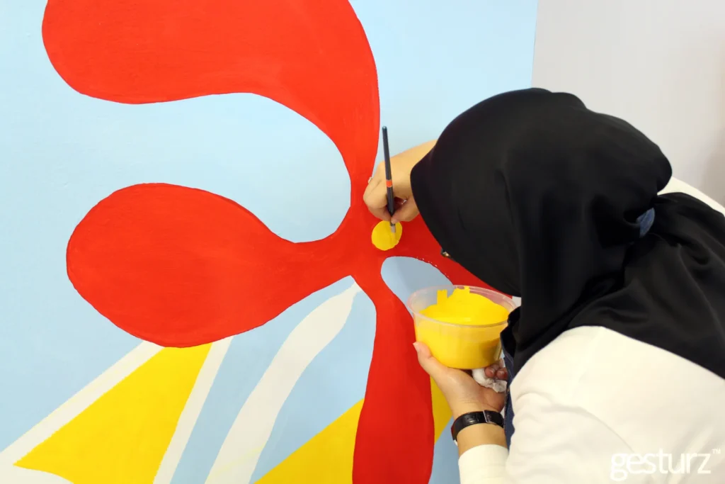 NPM CSR Rumah Ronald Mcdonald Mural Painting 46